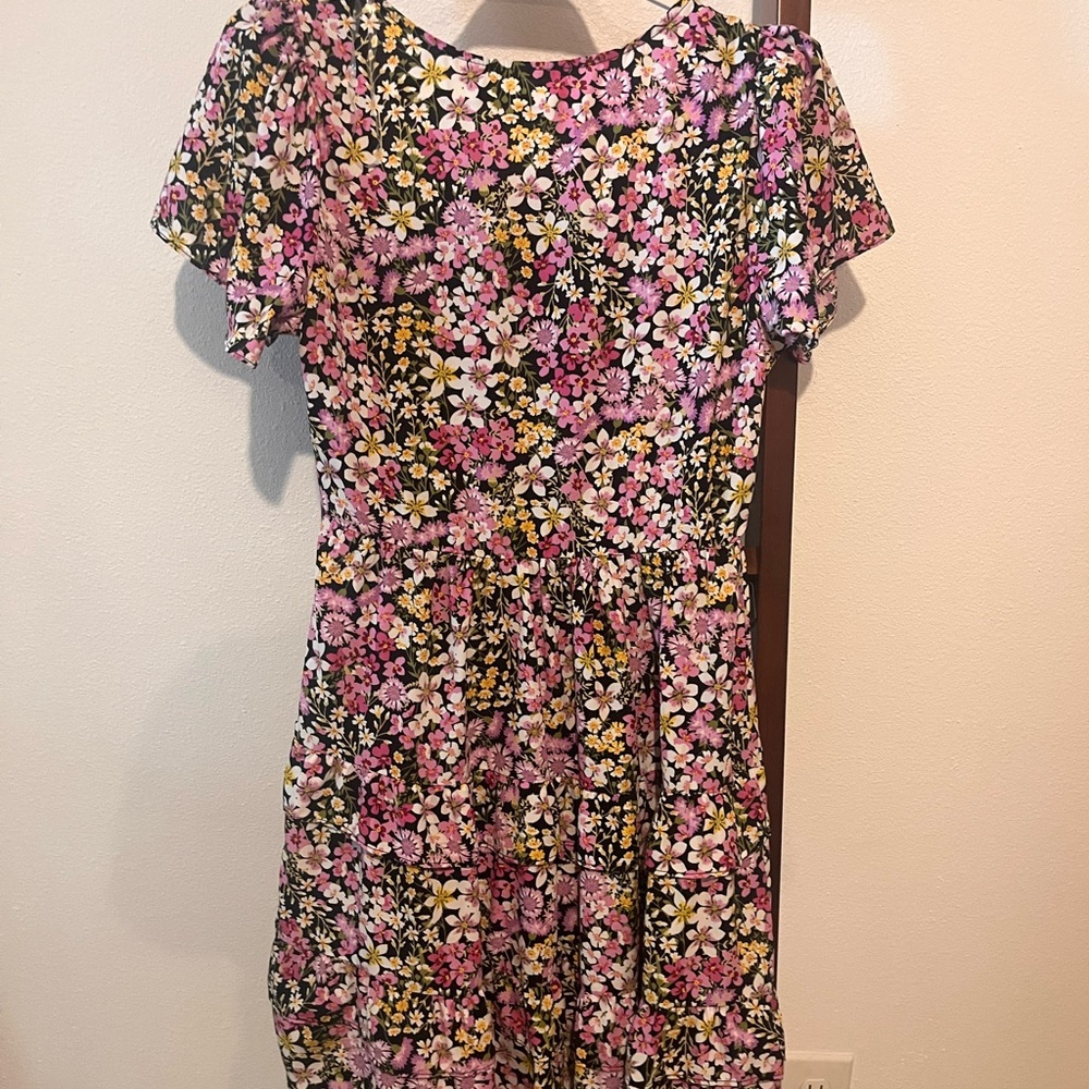 Liberty Love Floral Dress - Pink, Yellow, White, Black